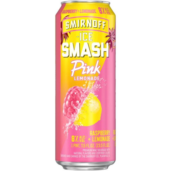 SMIRNOFF ICE SMASH PINK LMND
