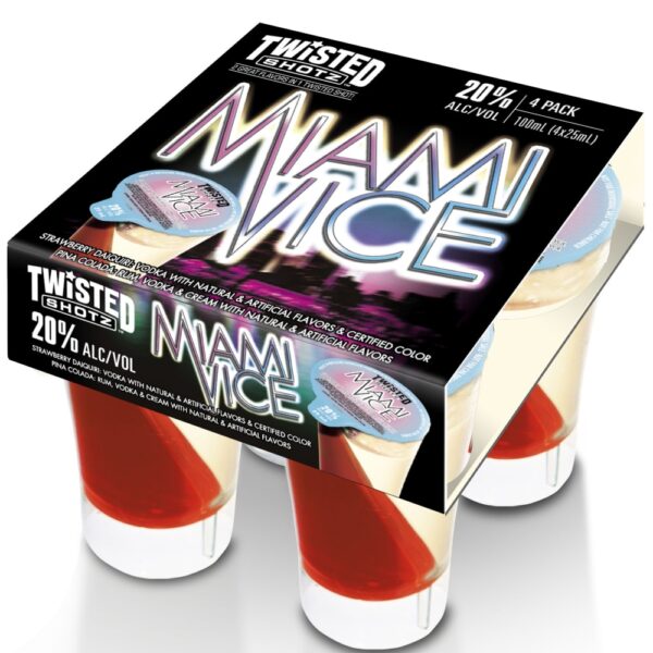TWISTED SHOTZ MIAMI VICE 25ML-SG