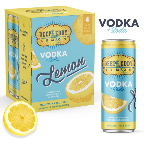 DEEP EDDY LEMON VODKA+SODA