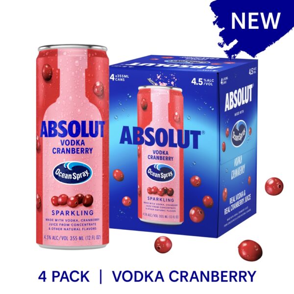 ABSOLUT OCEAN SPRAY CARNBERRY