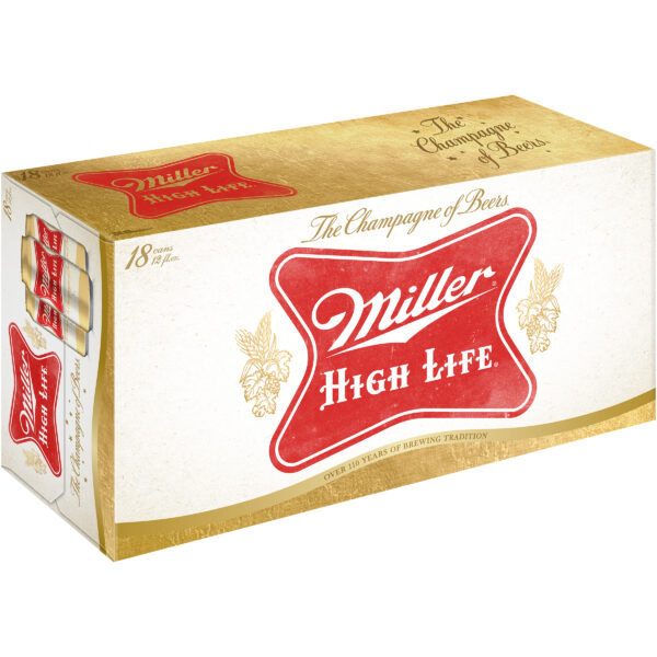 MILLER HIGH LIFE 18 PK CANS