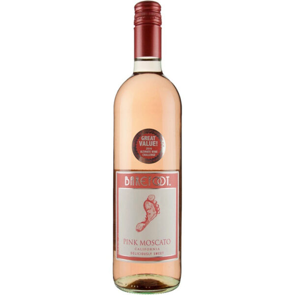 BAREFOOT PINK MOSCATO 750ML