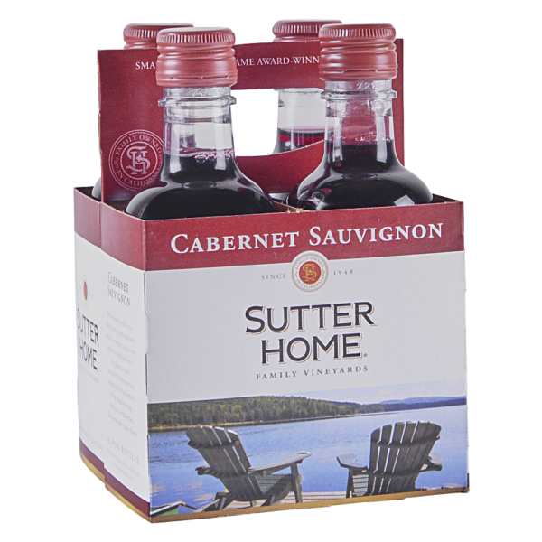 SUTTER HOME CABERNET SAUVIGNON 4PK
