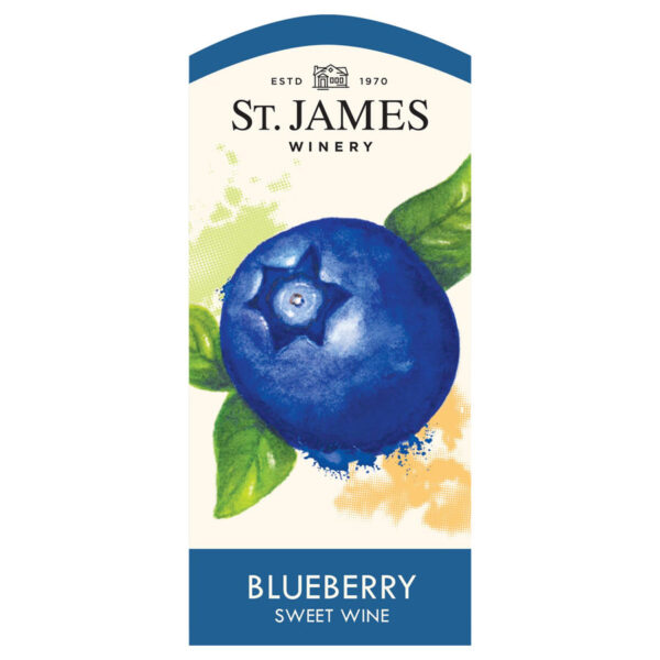 ST JAMES BLUEBERRY WINE-BB