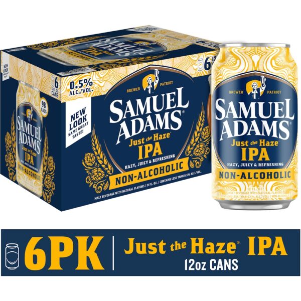 SAMUEL ADAMS JUST THE HAZE NON ALCO