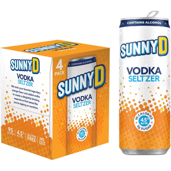 SUNNY D VODKA SELTZER 355ML-SG