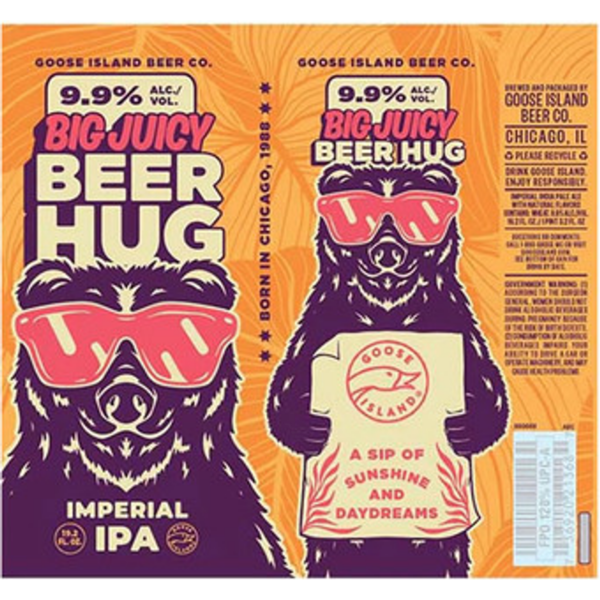 GOOSE ISLAND BIG JUICY BEER HUG