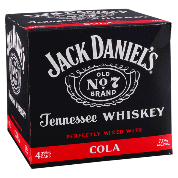 JD RTD 4PK COCA COLA