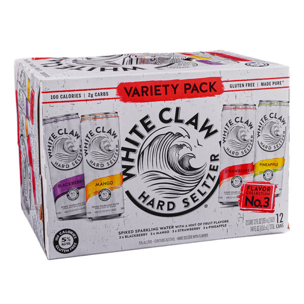 WHITE CLAW VARIETY PACK #3 12PK CN