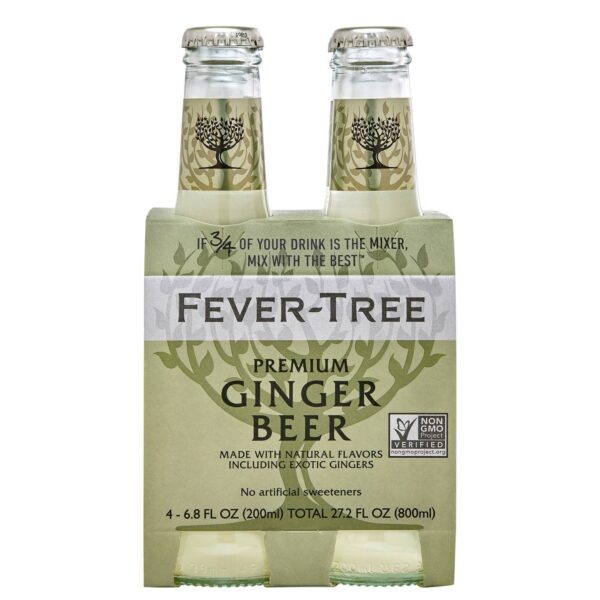FEVER TREE GINGER BEER 4PK BTL