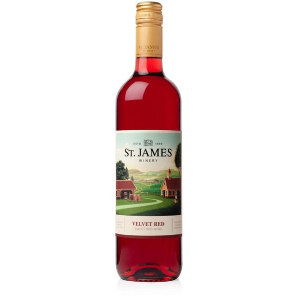 ST JAMES VELVET RED-BB