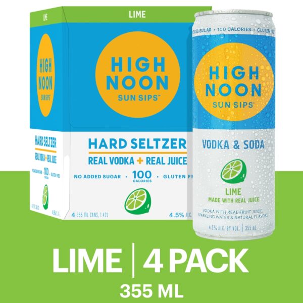 HIGH MOON HARD SELTZER  LIME