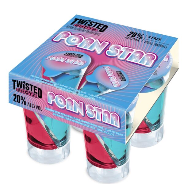 TWISTED SHOTZ PORN STAR 40 18 / 4PK