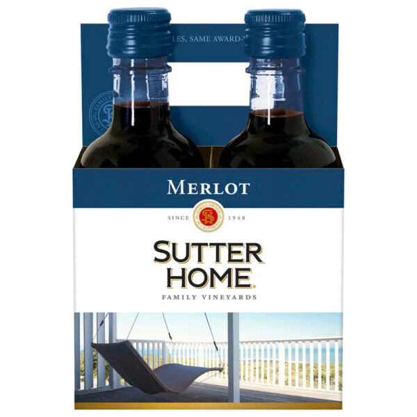 SUTTER HOME MERLOT 4PK