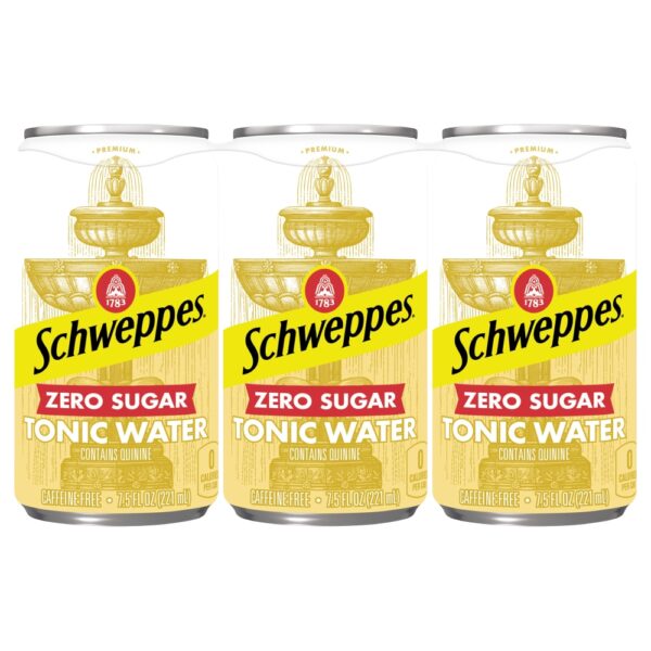 SCHWEPPES ZEROSUGAR TONIC WATER 6PK
