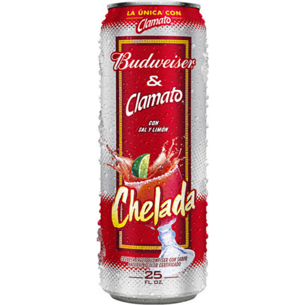 BUDWEISER CHELADA 25Z CN