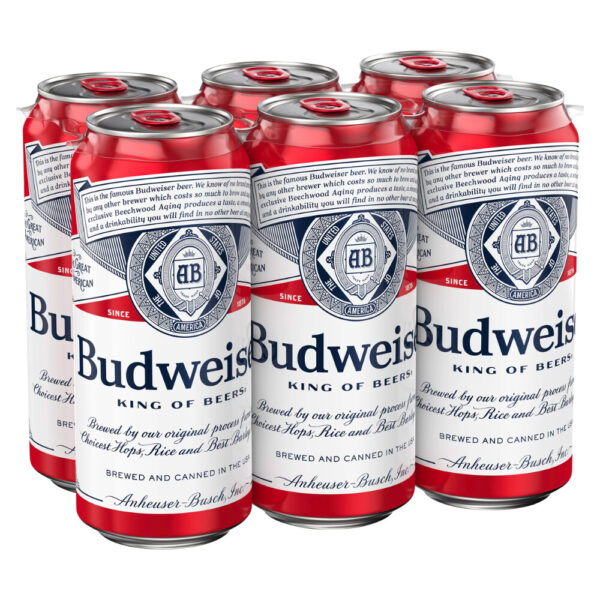 BUDWEISER 16Z 6PK CN