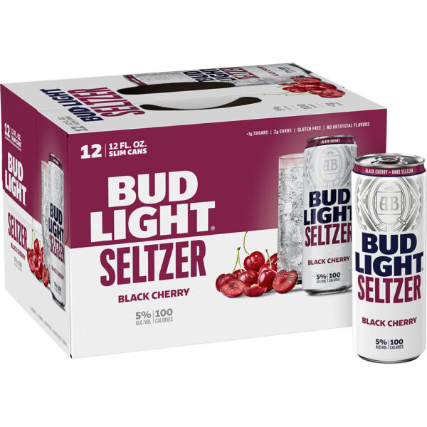 BUD LT BLK CHE SELZER CAN