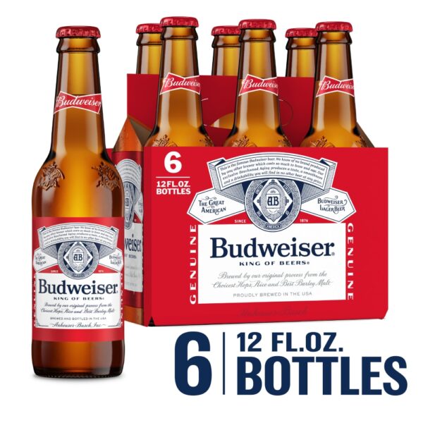 BUDWEISER 6PK BTL