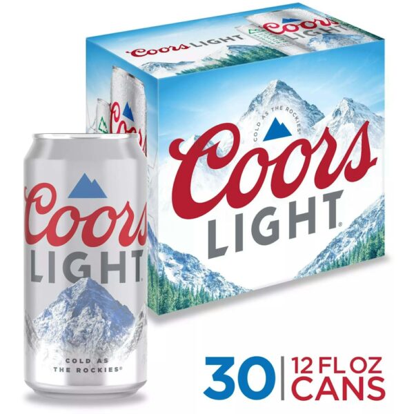 COORS LIGHT 30PK CN