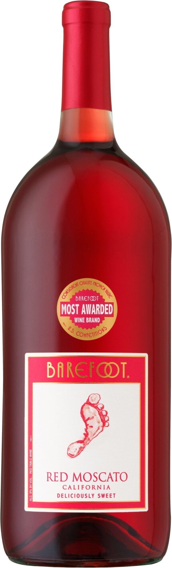 BAREFOOT RED MOSCATO