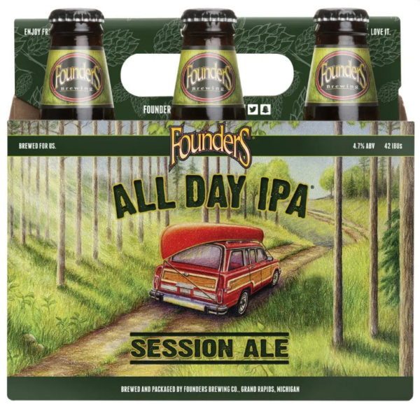 FOUNDERS ALLDAY IPA 12Z BTL