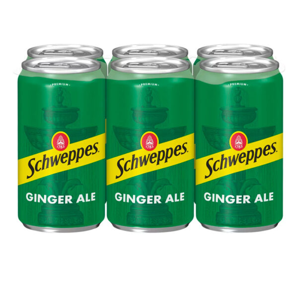 SCHWEPPES GINGER ALE 6PK