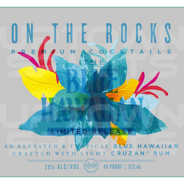 ON THE ROCKS BLUE HAWAIIAN