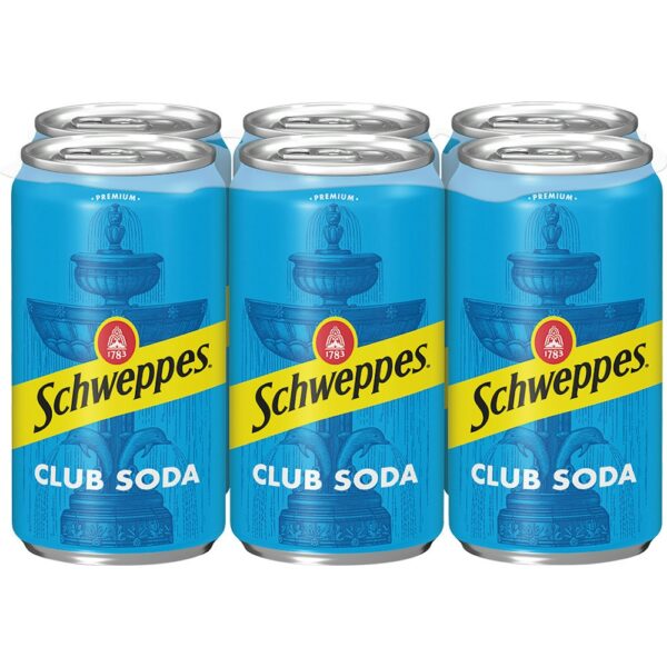 SCHWEPPES CLUB SODA 6PK