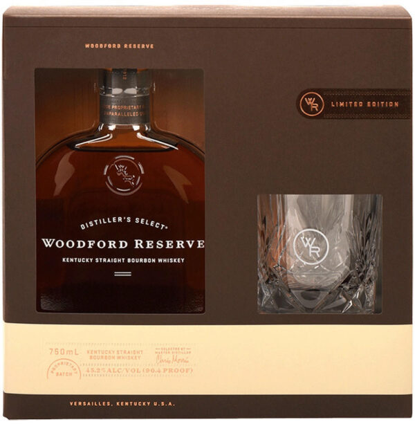 WOODFORD RESERVE W/ROCKS GLS