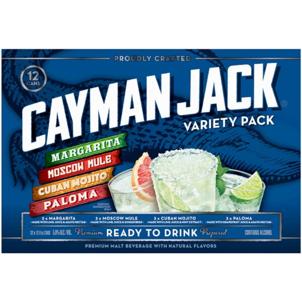CAYMAN JACK MIX VARIETY 12OZ CAN