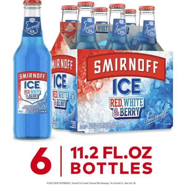 SMIRNOFF ICE RED,WHITE & BERRY BTL