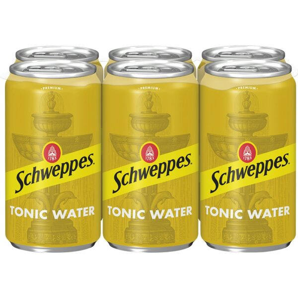 SCHWEPPES TONIC WATER 6PK