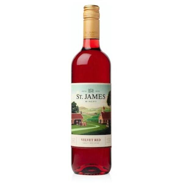 ST JAMES VELVET RED