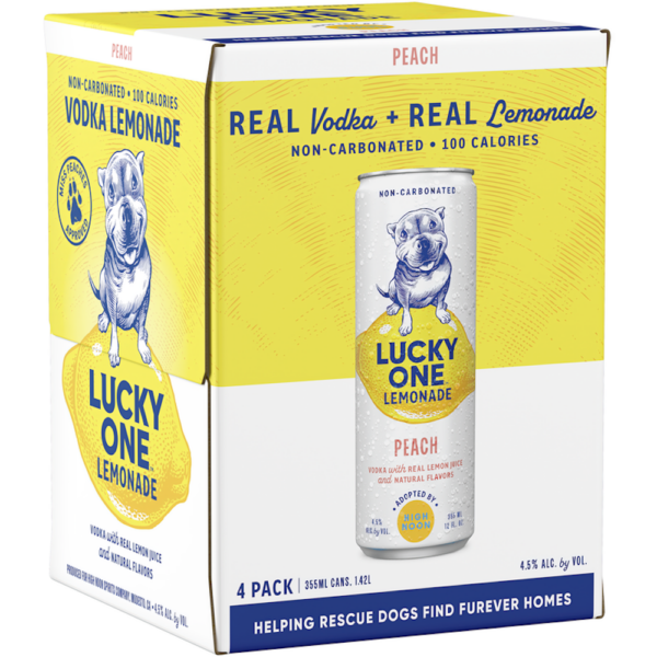 LUCKY ONE LEMONADE PEACH 355ML