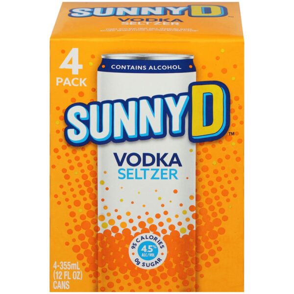 SUNNY D VODKA SELTZER 355ML