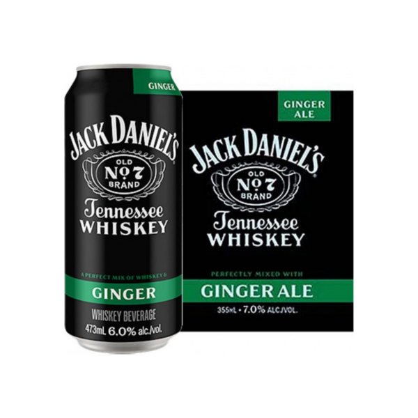 JACK DANIELS GINGER ALE 355ML CAN