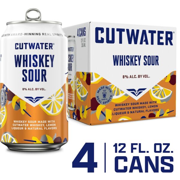 CUTWATER WHISKEY SOUR 12OZ CAN