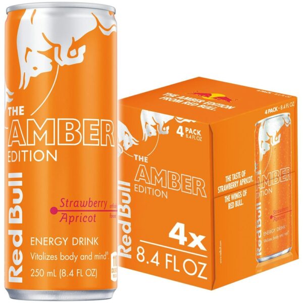 RED BULL AMBER 8.4Z 4PK