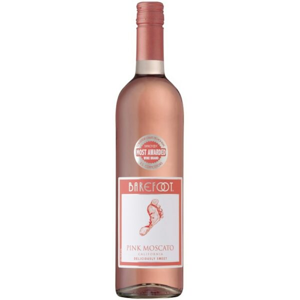 BAREFOOT PINK MOSCATO 750ML