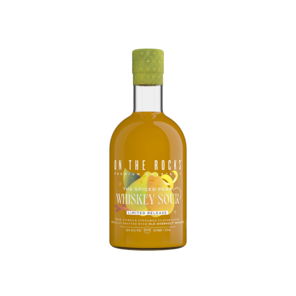 ON THE ROCKS SPICED PEAR WHISKEY SOUR