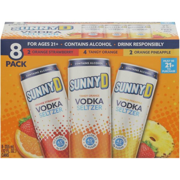 SUNNY D VODKA SELTZER VARIETY PACK