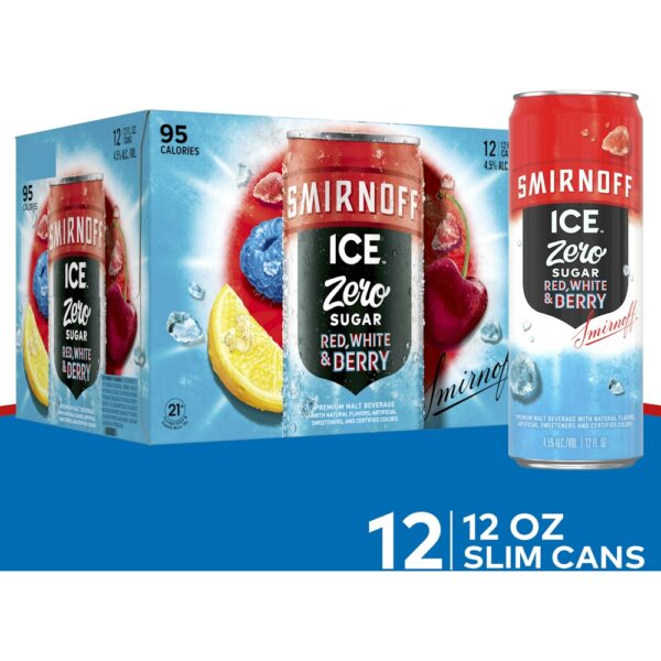 SMIRNOFF SELTZER ZERO SUGAR