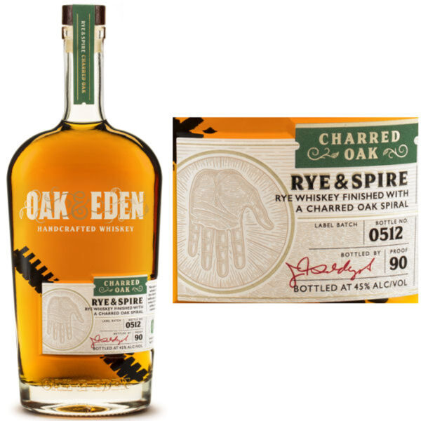 OAK & EDEN CHARRED OAK RYE &SPIRE-LOHR