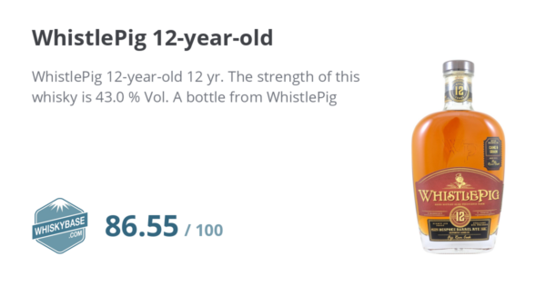 WHISTLEPIG 12YRS BESPOKE BARREL RYE