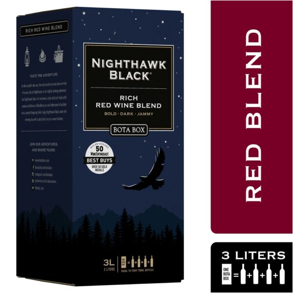 BOTA BOX NIGHTHAWK BLACK RED BLEND