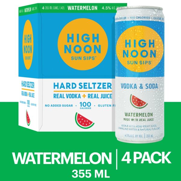 HIGHNOON WATERMELON VODKA 355ML