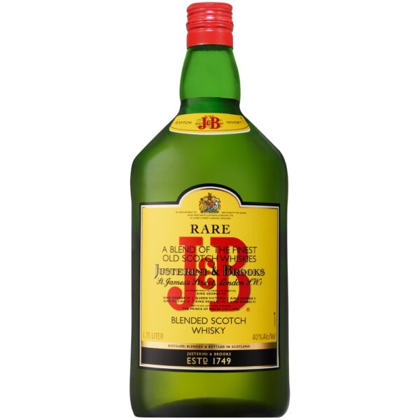 J&B SCOTCH BLEDED SCOTCH RARE 80
