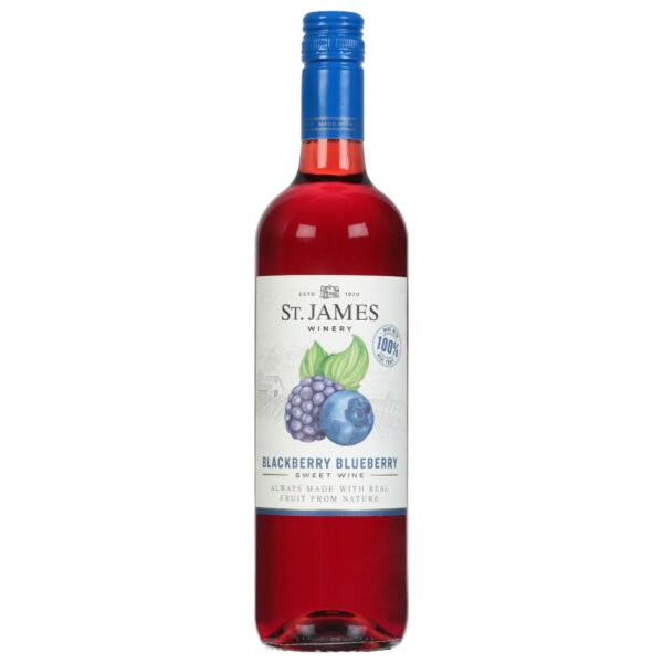 ST JAMES BLACKBERRY BLUEBERRY WINE
